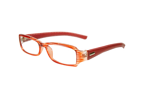 Leather Rectangle spectacles