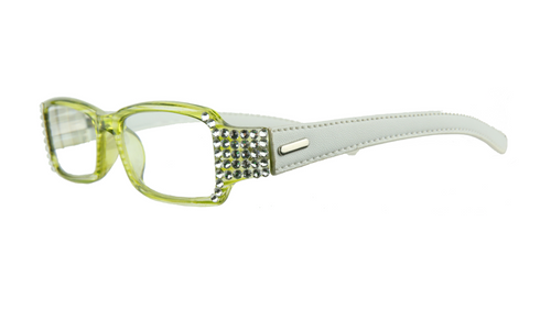 Rectangle Frame Sparkly Green Readers