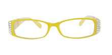 Rectangle Reading glasses | Sparkly Yellow