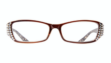 Rectangle Brown Reading Glasses
