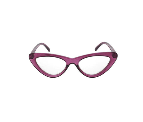 Purple Vintage Lunettes Cat- Eye Style Reading Glasses